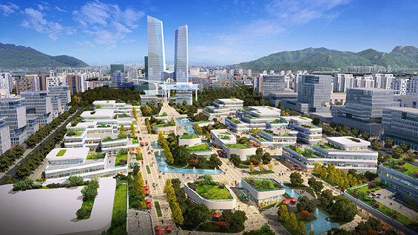 商業(yè)街鳥瞰——德國(guó)SBA建筑設(shè)計(jì)事務(wù)所