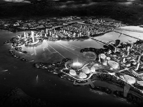 核心區(qū)夜景——上海同濟(jì)城市規(guī)劃設(shè)計(jì)研究院